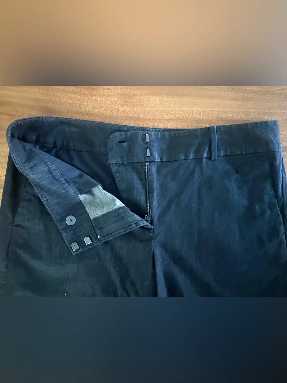 Ann Taylor Factory Dark Navy Signature Fit Shorts|Size 10
